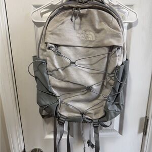 The North Face Light Gray and Dark Gray Borealis Backpack